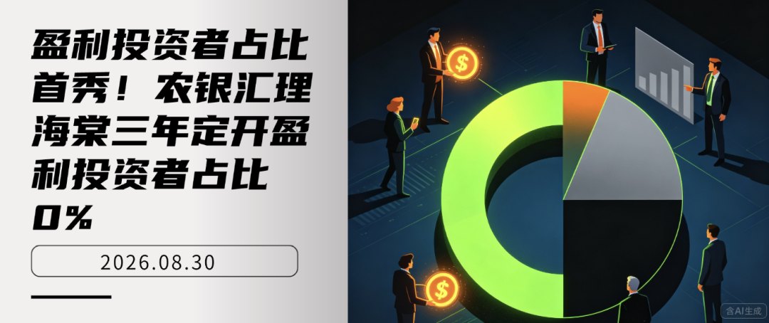 盈利投资者占比首秀！农银汇理海棠三年定开盈利投资者占比0%